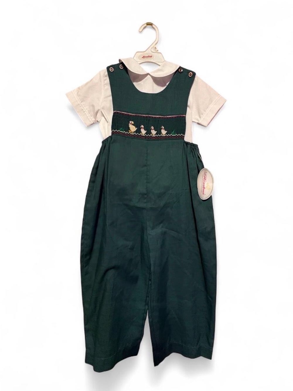 NWT Rosalina Smocked Mallard Duck Longall Outfit 3t